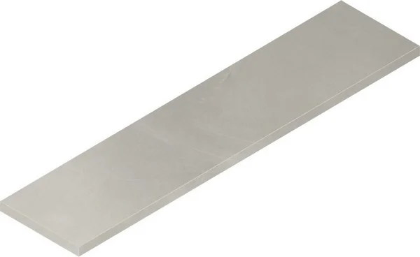 Керамогранит Italon Континуум Сильвер Ступень угловая левая 33х120 (Натуральная) в Воронеже