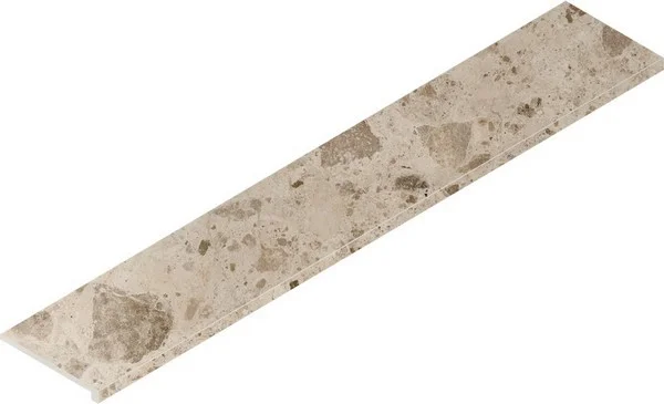 Керамогранит Italon Континуум Стоун Беж Ступень угловая правая 33х160 (Натуральная) в Воронеже