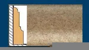 Плинтус пробковый ArtCorkDesing С 104 (Колер 5) 12x40x910 мм в Воронеже