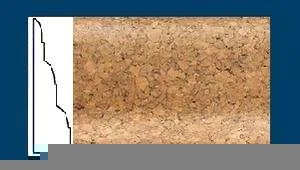 Плинтус пробковый ArtCorkDesing С 105 (Колер 8) 18x45x910 мм в Воронеже