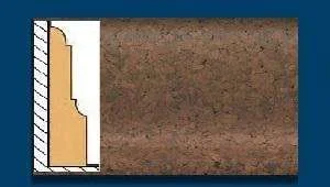 Плинтус пробковый ArtCorkDesing С 103 (Колер 11) 12х65х910 мм в Воронеже