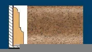 Плинтус пробковый ArtCorkDesing С 103 (Колер 9) 12х65х910 мм в Воронеже