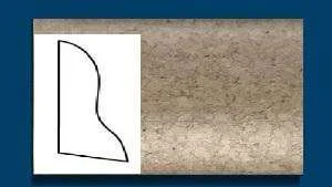 Плинтус пробковый ArtCorkDesing С 102 (Колер 6) 20x40x910 мм в Воронеже