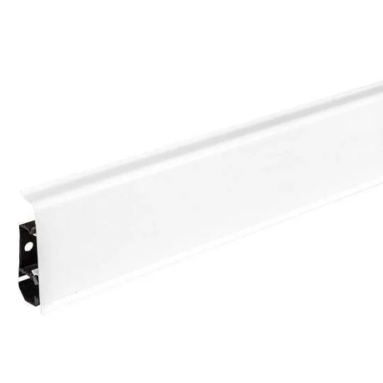 Плинтус пластиковый Arbiton INDO70 01 Белый блеск 2,5 м в Воронеже