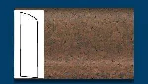 Плинтус пробковый ArtCorkDesing С 106 (Колер 11) 10х60х910 мм в Воронеже