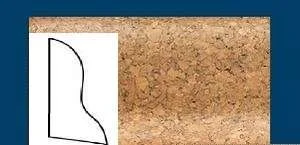 Плинтус пробковый ArtCorkDesing С 102 (Колер 8) 20x40x910 мм в Воронеже
