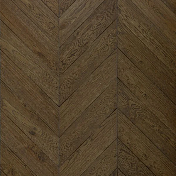 Инженерная доска Kochanelli Французская Ёлка Оскуро Дуб Original Браш (600х120х15) в Воронеже