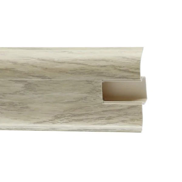 Пластиковый плинтус Royce №853 Дуб Супрема (58х22х2200мм) в Воронеже