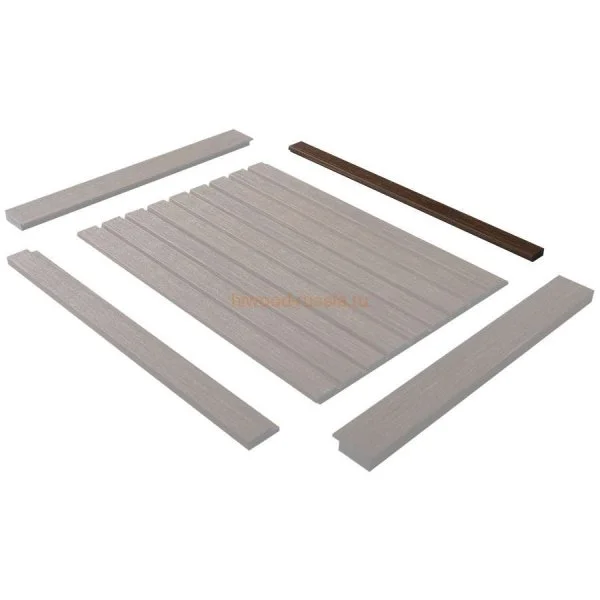 Финишный молдинг LF124B BR396 левый декорированный (31х12х2700мм) в Воронеже