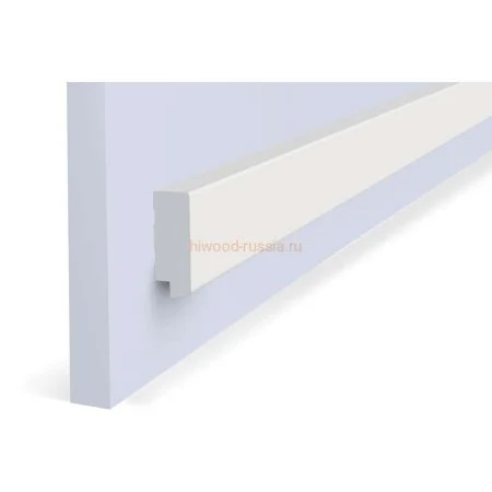 Финишный молдинг LF124B NP левый белый (31х12х2700мм) в Воронеже