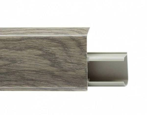 Пластиковый плинтус Royce №532 Дуб Рустикальный (55х23х2200мм) в Воронеже