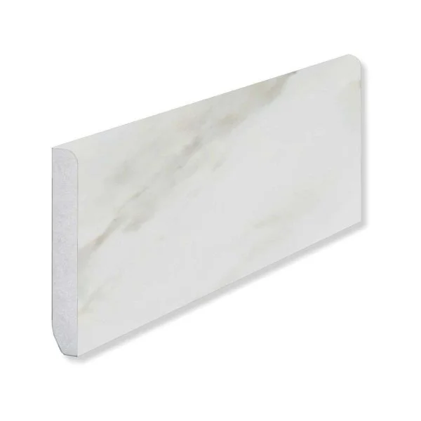 Кварцевый плинтус Fargo 6089-1 Белый Мрамор 80х11х2200 мм в Воронеже