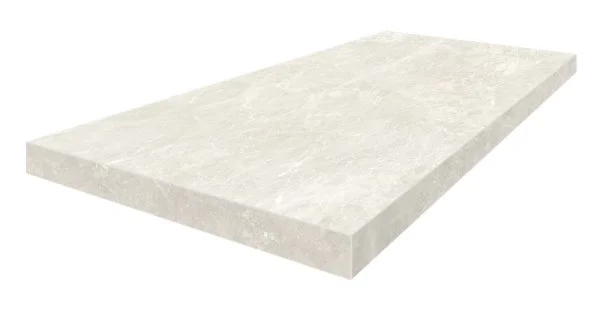 Керамогранит Coliseum Да Винчи Уайт Ступень угловая левая (Натуральный, 33х60) в Воронеже