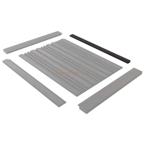 Финишный молдинг LF124B BR395K левый декорированный (31х12х2700мм) в Воронеже