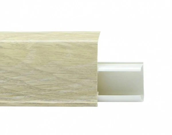 Пластиковый плинтус Royce №508 Серый Опем (55х23х2200мм) в Воронеже