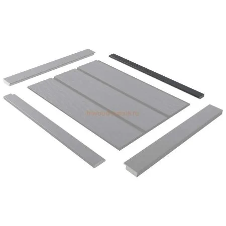 Финишный молдинг LF124B GR15K левый декорированный (31х12х2700мм) в Воронеже