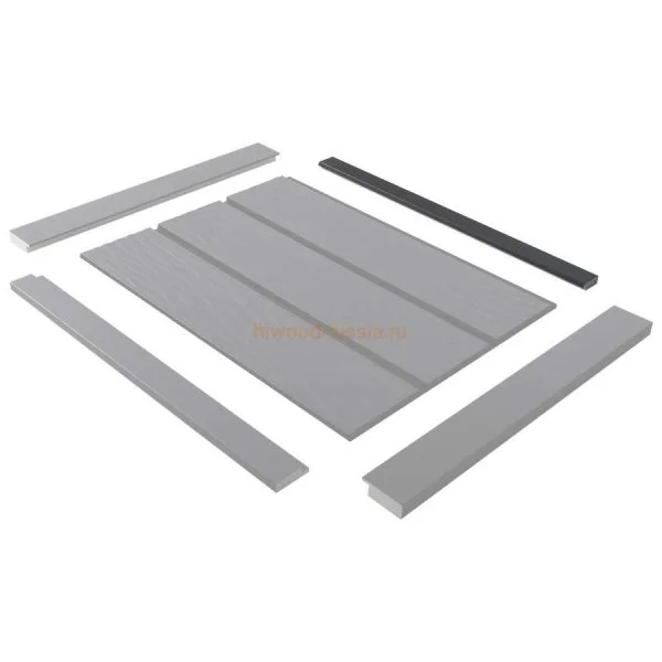 Финишный молдинг LF124B GR15K левый декорированный (31х12х2700мм) в Воронеже