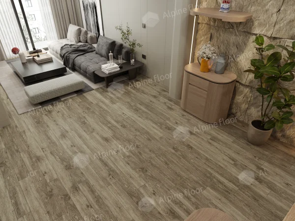 Каменно-полимерная плитка Alpine Floor Grand Sequoia Village Венге Грей ECO 11-807 4мм, 43 класс в Воронеже