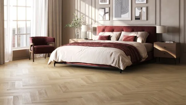 Паркетная доска Quartz Parquet Английская Ёлка Дуб Лимба 33-405 в Воронеже