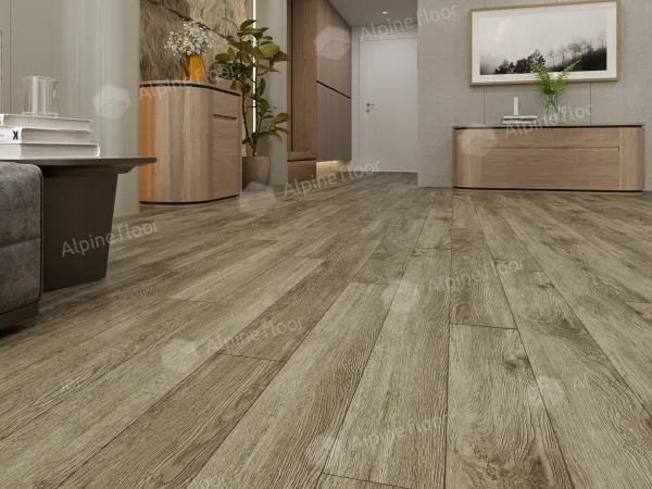 Каменно-полимерная плитка Alpine Floor Grand Sequoia Village Венге Грей ECO 11-807 4мм, 43 класс в Воронеже