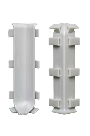 Внутренний угол Bonkeel ПЛ80 серый (ПВХ) в Воронеже