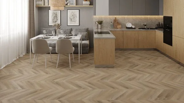 Кварц-виниловая плитка Alpine Floor Chevron Дуб Синистра ECO 20-6 (2,5 мм. 43 класс) в Воронеже