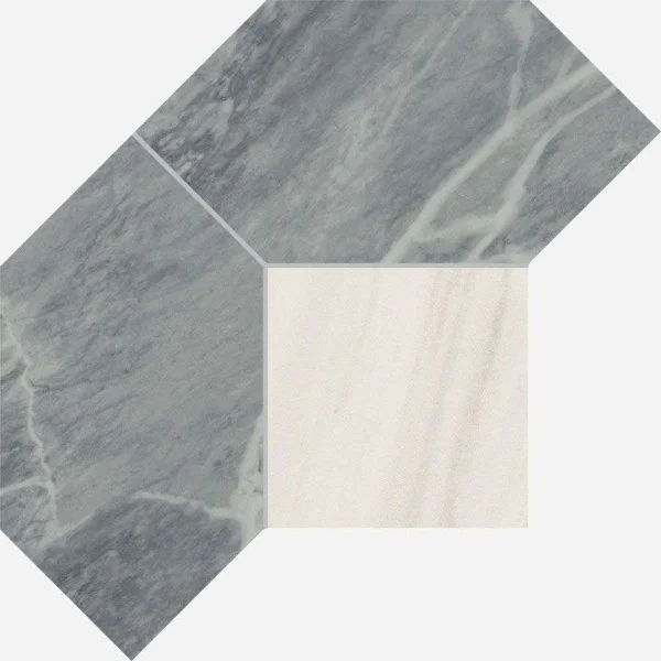 Керамогранит Italon Шарм Экстра Атлантик 28,5х21 мозаика Полигон в Воронеже