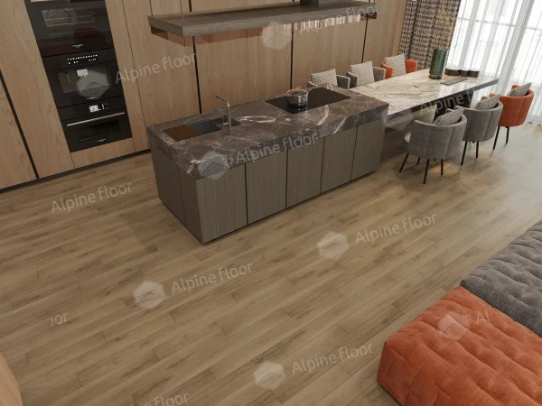 Каменно-полимерная плитка Alpine Floor Grand Sequoia Village Вайпуа ECO 11-1907 4мм, 43 класс в Воронеже