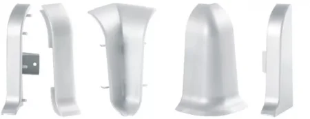 Заглушка для плинтуса ALP-C43 Серебро (ПВХ) в Воронеже