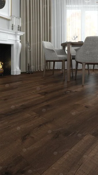 Каменно-полимерная плитка Alpine Floor Real Wood Дуб Мокка ECO 2-2, 6 мм 43 класс в Воронеже