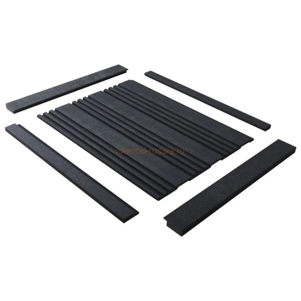 Финишный молдинг LF124B BK114K левый декорированный (31х12х2700мм) в Воронеже