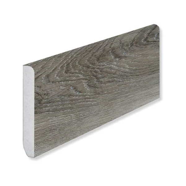 Кварцевый плинтус Fargo 366-1B Дуб Рустик Серый градиент 80х11х2200 мм в Воронеже