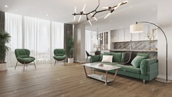 Каменно-полимерная плитка Alpine Floor Solo Ларгетто ECO 14-3, 3,5 мм 34 класс в Воронеже