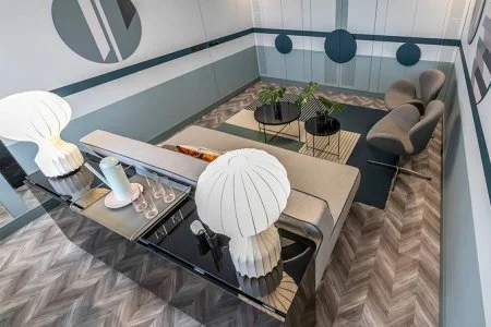 Пробковое покрытие CorkStyle Chevron Silver в Воронеже