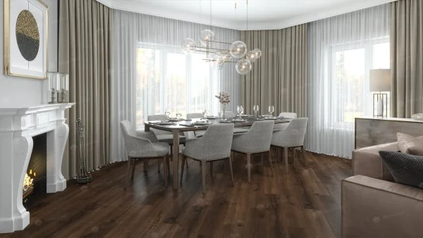 Каменно-полимерная плитка Alpine Floor Real Wood Дуб Мокка ECO 2-2, 6 мм 43 класс в Воронеже