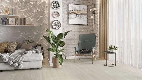 Каменно-полимерная плитка Alpine Floor Solo Plus Виваче ЕСО 14-201, 4 мм, 43 класс в Воронеже