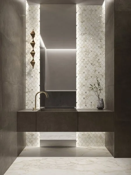 Керамогранит Italon Этернум Каррара Мозаика Вертекс 25.8х30 (Натуральная) в Воронеже