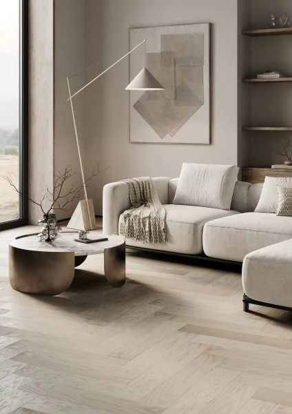 Паркетная доска Quartz Parquet Английская Ёлка Дуб Песочный 33-408 в Воронеже