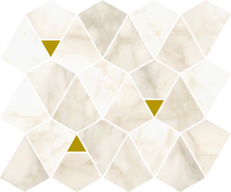 Керамогранит Italon Этернум Каррара Мозаика Вертекс 25.8х30 (Натуральная) в Воронеже