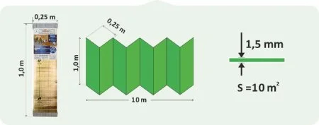 Подложка Солид 1,5мм для LVT ANTI SLIP (10м2) в Воронеже