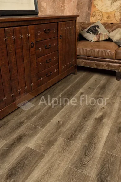 Кварц-виниловая плитка Alpine Floor Premium XL Дуб Коричневый ЕСО 7-9, 8 мм. 43 класс в Воронеже