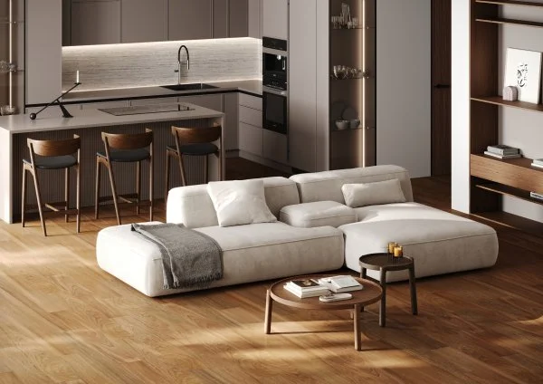 Паркетная доска Quartz Parquet Классик 5 мм Дуссия Африканская 550-63 в Воронеже