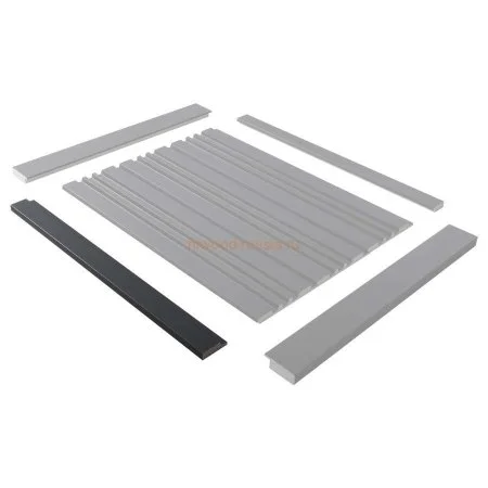 Финишный молдинг LF124A GR3 правый декорированный (42х12х2700мм) в Воронеже