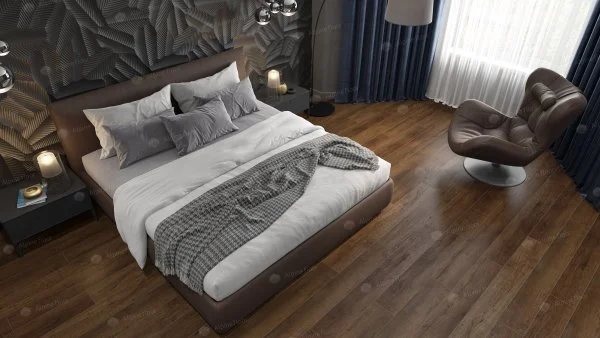 Кварц-виниловая плитка Alpine Floor Premium XL Дуб Шоколадный ЕСО 7-18, 8 мм. 43 класс в Воронеже