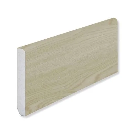 Кварцевый плинтус Fargo 18001-35 Ясень Белый 80х11х2200 мм в Воронеже