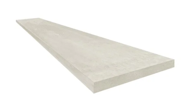 Керамогранит Coliseum Экспо Уайт Ступень угловая правая (Натуральный, 33х60) в Воронеже