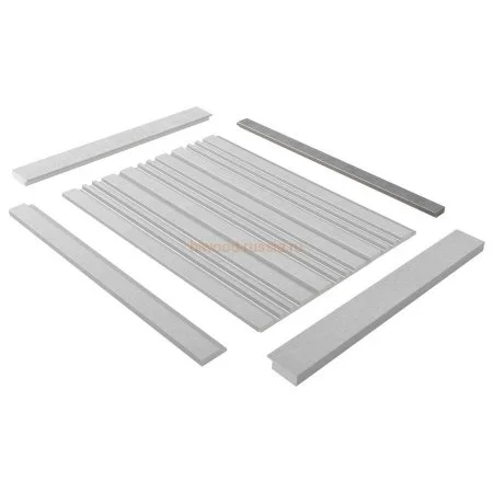 Финишный молдинг LF124B S339S левый декорированный (31х12х2700мм) в Воронеже