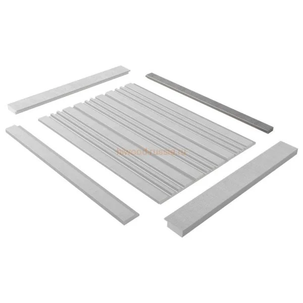 Финишный молдинг LF124B S339S левый декорированный (31х12х2700мм) в Воронеже