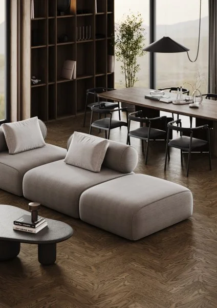 Паркетная доска Quartz Parquet Штучный паркет Дуб Брауни 44-413 в Воронеже