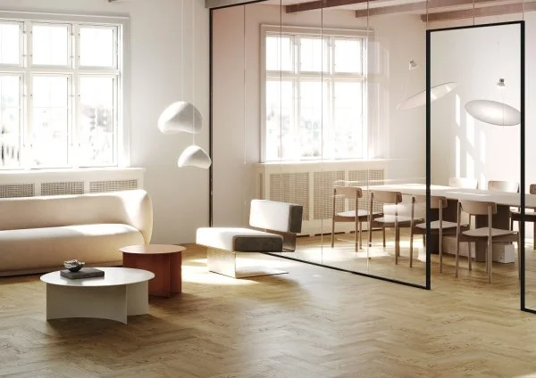 Кварц-виниловая плитка Fargo Herringbone 44-5003-4 Дуб Неаполь в Воронеже